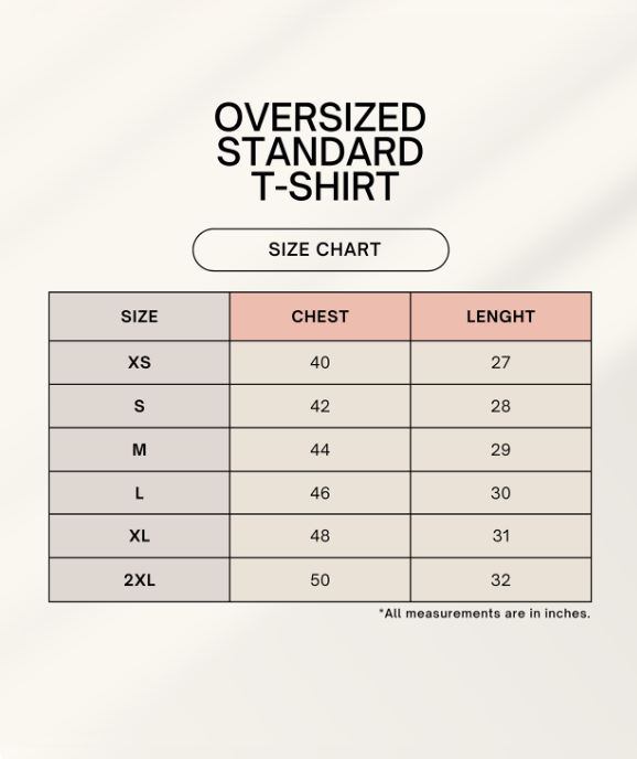 Unisex Oversized Standard T-Shirt| Vreka Signature