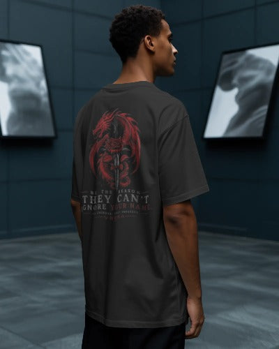 Unisex Oversized Standard T-Shirt|  Dragon Blast